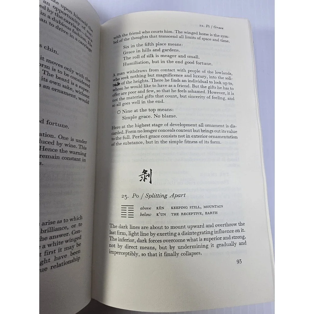 Vintage The I Ching, or, Book of‎ Changes (Bollingen Series XIX) Hardcover, 19th